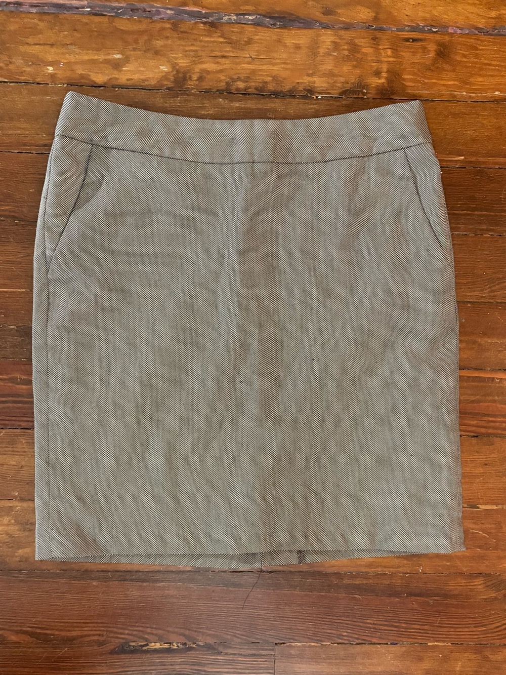 Banana republic smart gray career pencil skirt size 12
